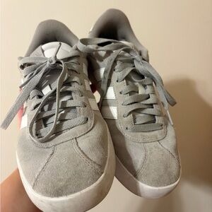 adidas Gray and White Women's Sneakers